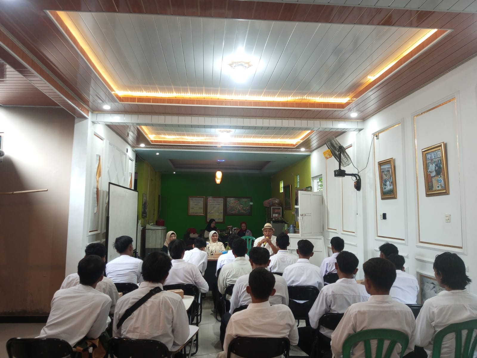 Classroom preparation session