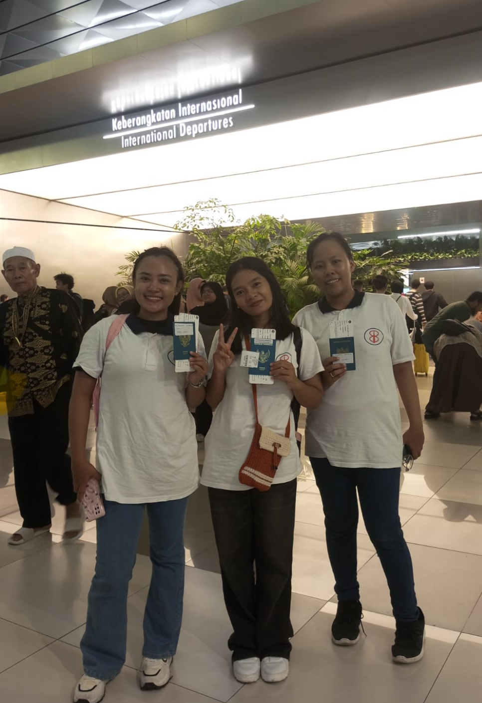 Ready for departure at the airport