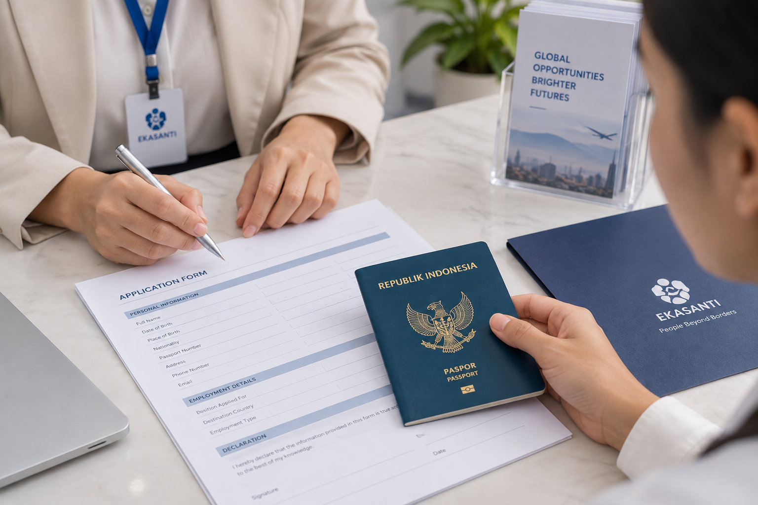 Worker document processing